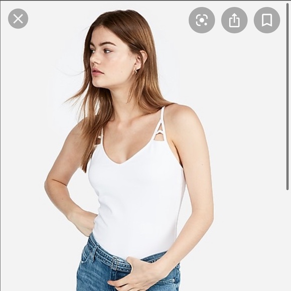 Express Tops - NWT! EXPRESS Best Loved VNeck StrappyBack Bra Tank
